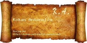 Kokas Antonella névjegykártya